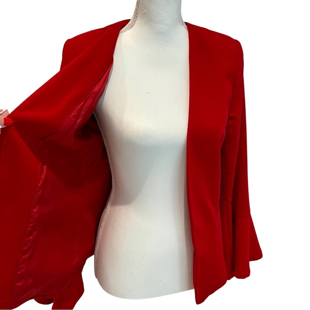 Worthington Red Blazer flare open - Picture 9 of 13